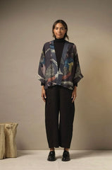 One Hundred Stars Bird Ink Kimono
