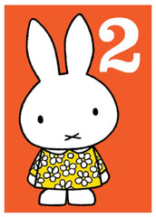 Miffy Age 2 Birthday Card