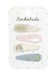 Rockahula Kids Enchanted Embroidered Clip Set