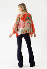 One Hundred Stars Elderflower Red Kimono