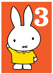 Miffy Age 3 Birthday Card