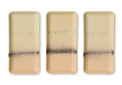 HKliving 70’s Ceramics Small Tray- Breeze