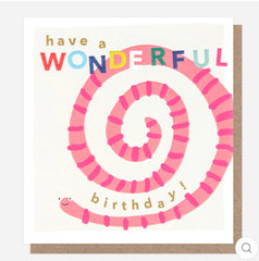Caroline Gardner Have a Wonderful Birthday Snake