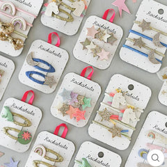Rockahula Kids Enchanted Embroidered Clip Set