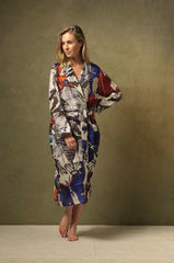 One Hundred Stars Butterflies Cobalt Gown