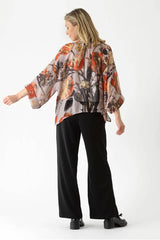 One Hundred Stars Tulip Red Kimono