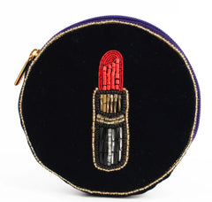 My Doris Cosmetics Lipstick Round Pouch/Coin Purse