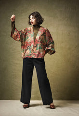 One Hundred Stars Kimono - Country Toile Berry