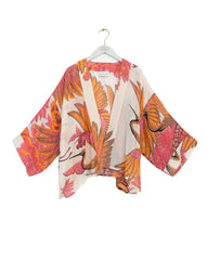 One Hundred Stars - Crane Ecru Shirt Kimono