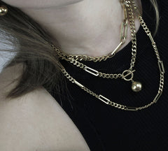 Dansk Copenhagen - Multi Link Gold Necklace