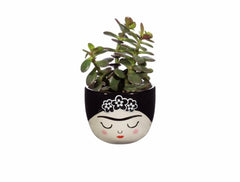 Sass and Belle - Frida Monochrome Mini Planter