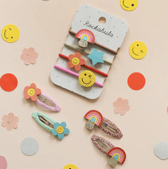 Rockahula Rainbow Toadstool Clips
