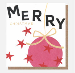 Caroline Gardner Holly and Bauble - Pack of 8 Cards