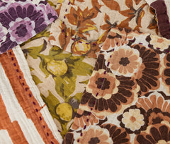 HKliving Striped Cotton Napkins Tangerine - Set of 2