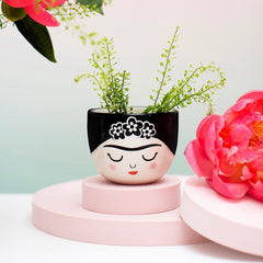 Sass and Belle - Frida Monochrome Mini Planter