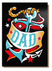 Stormy Knight Dad Tattoo Card