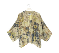 One Hundred Stars Dhurrie Taupe Kimono