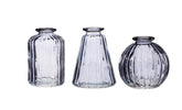 Sass & Belle Grey Bud Vases - Set of 3