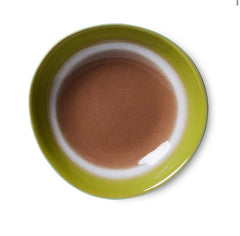HKliving Ceramic Curry Bowls Funky Music - Set of 2