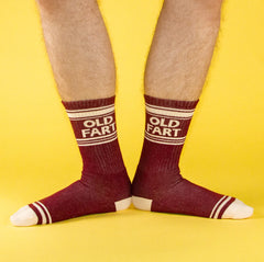 Gumball Poodle Crew Gym Socks - Old Fart