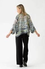 One Hundred Stars Tapestry Sea Kimono