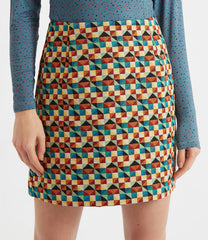 Louche Aubin Geo Jacquard Mini Skirt