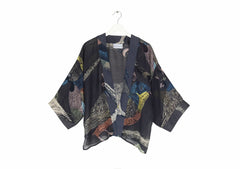 One Hundred Stars Bird Ink Kimono