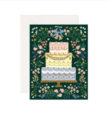 Rifle Woodland Wedding Cake Card