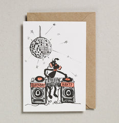 Petra Boase Rascal Card - DJ Dog
