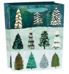 Roger La Borde Christmas Gift Bag Small - Festive Trees