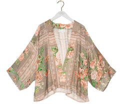 One Hundred Stars Neon Beige Kimono