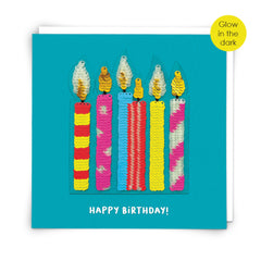 Redback Cards Glow Candles Birthday Card