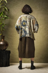One Hundred Stars Dhurrie Taupe Kimono