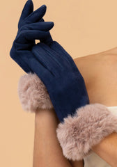 Powder Design - Bettina Gloves Navy & Taupe