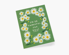 Rifle Paper Daisies Thank You Card