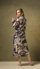 One Hundred Stars Butterflies Cobalt Gown