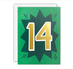 James Ellis- Age 14 Mini Card