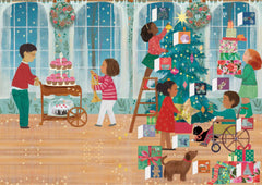 Roger La Borde Christmas Advent Card - A Christmas Party
