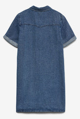 Vero Moda Jennie Short Denim Dress - Medium Blue
