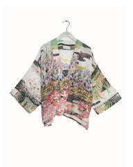 One Hundred Stars - White Short Kimono