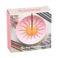Sun Ceramic Incense Holder
