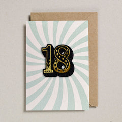 Petra Boase Iron on Patch 18 Age Card
