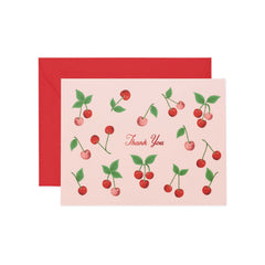 Rifle Paper Cherries Thank You Card