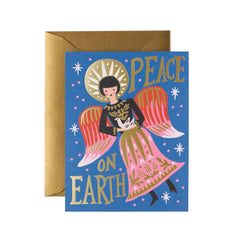 Rifle Paper - Peace on Earth Angel Card