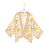 One Hundred Stars Giant Kantha Lime Kimono