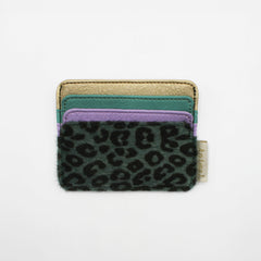 House of Disaster - Animal Lilac Leopard Card Holder