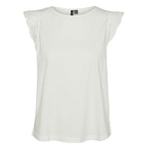Vero Moda - Emily Gathering Top - Snow White