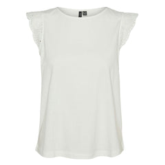 Vero Moda - Emily Gathering Top - Snow White