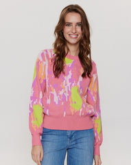 Numph Popsy Pullover - Roseate Spoonbill