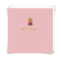 Redback No.1 Mum Pin Badge Card
